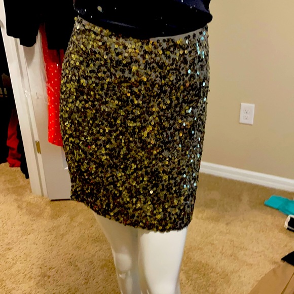 Vince Dresses & Skirts - ***HOST PICK***. VINCE FULLY EMBELLISHED MINI SKIRT GORGEOUS SIZE 4